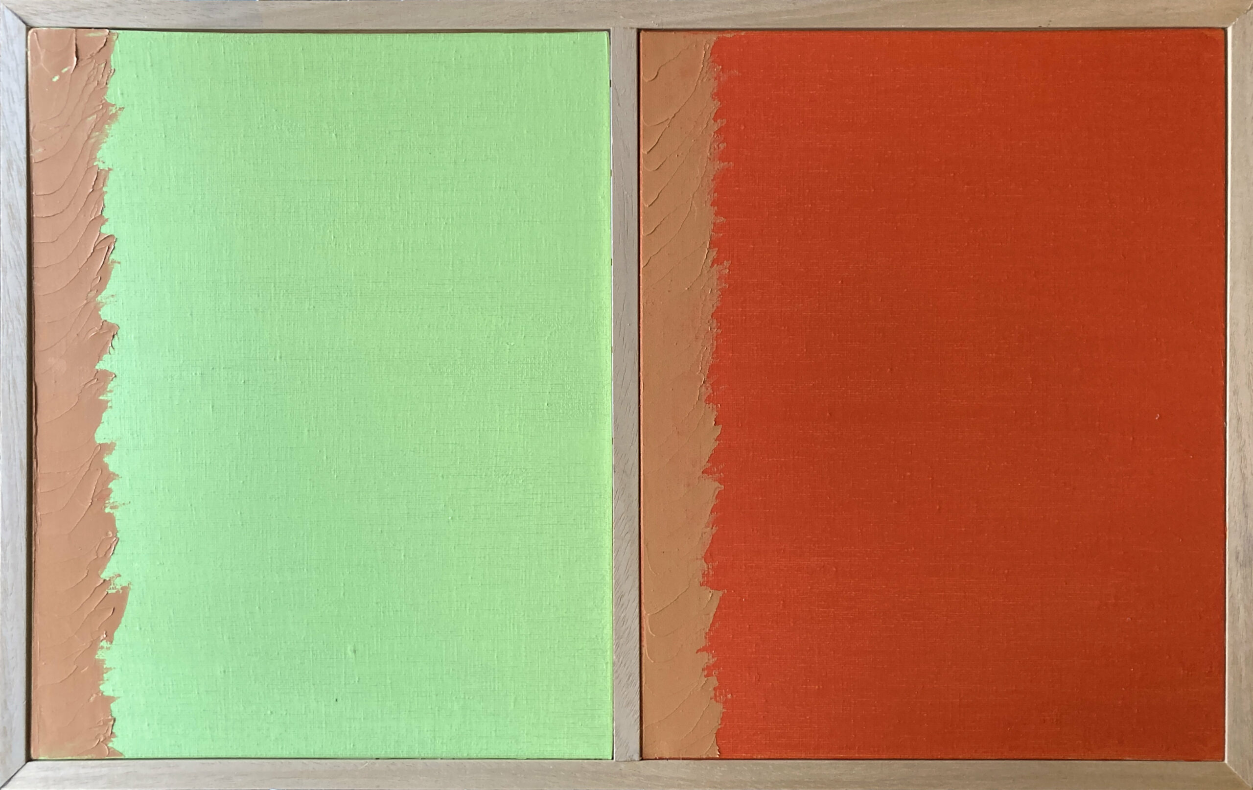 Bichromie orange – vert clair