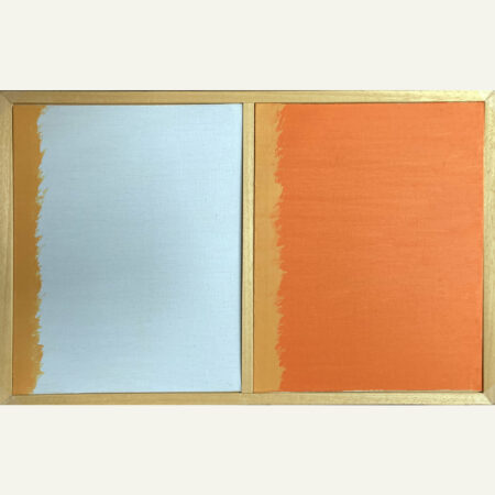 Bichromie bleu-orange