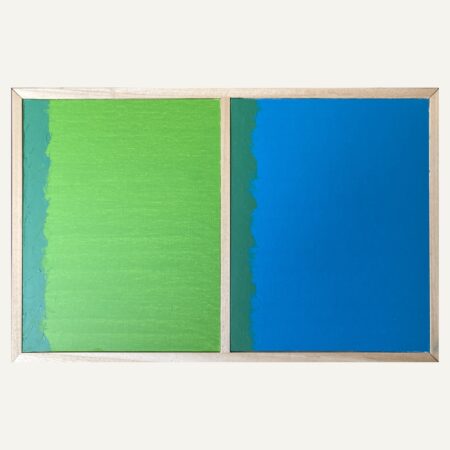 Bichromie bleu-vert