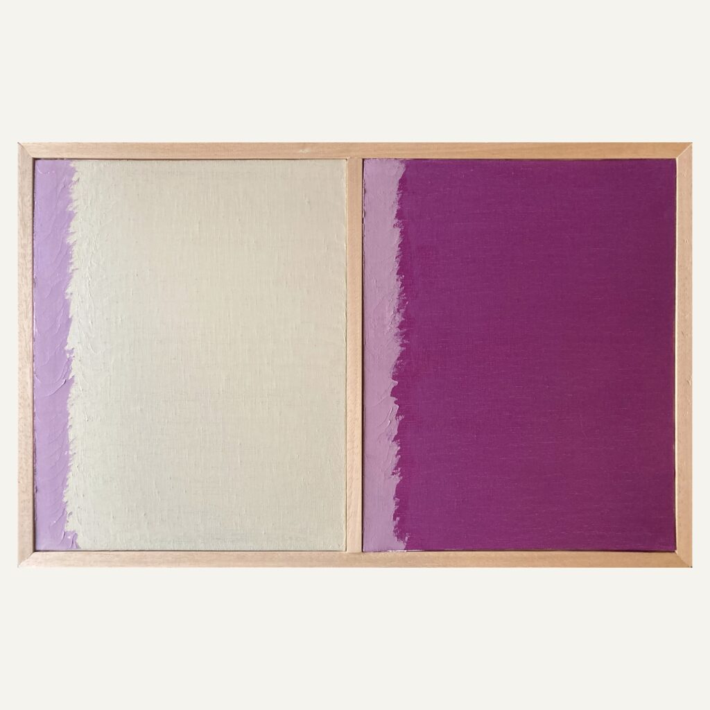 Bichromie Ivoire-Violet