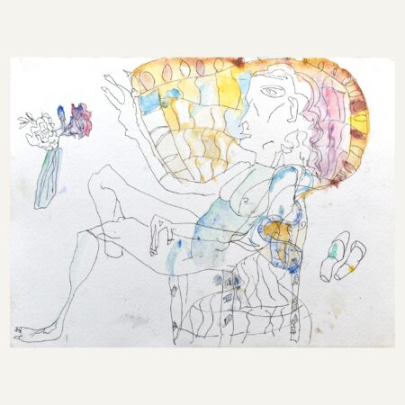 Fauteuil d'osier