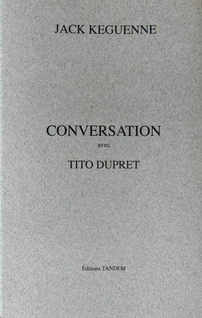 Jack Keguenne – Conversation